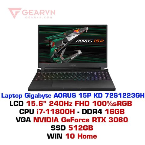 Laptop Gigabyte AORUS 15P KD 72S1223GH