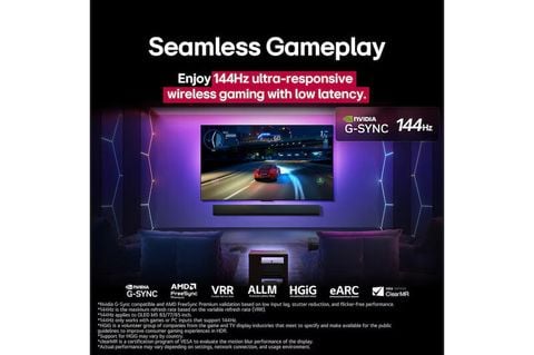 TV OLED evo AI M5 83 Inch 4K 144Hz – TV Không Dây Đích Thực LG