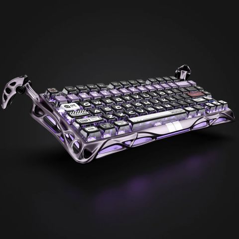 Bàn phím GravaStar Mercury V75 Pro – Iron Purple | Bàn phím gaming Hall-Effect siêu nhạy