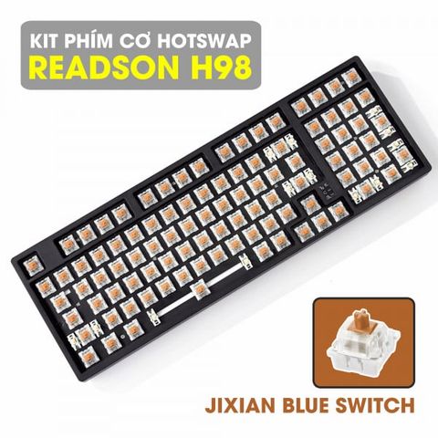 Kit bàn phím cơ Readson H98 đen brown switch