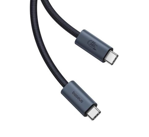 Cáp C to C xuất video 4K Baseus Flash Series Thunderbolt 4 Data 40Gbps PD 100W 8K 60Hz
