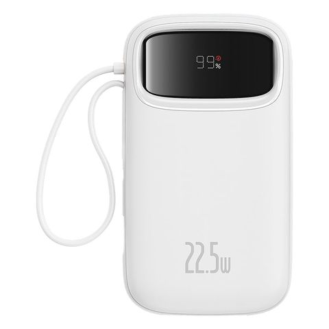 Pin Baseus Qpow2 Dual-Cable | Tích Hợp 2 Cáp C & Lightning | 22.5W