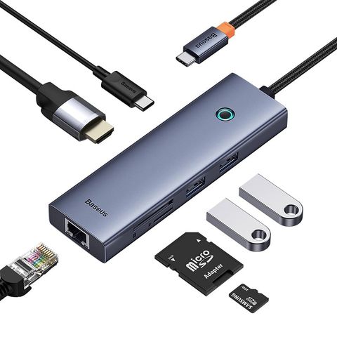 Hub Baseus Flite Series | HDMI 4K@60Hz | PD 100W | Siêu Mỏng Nhẹ