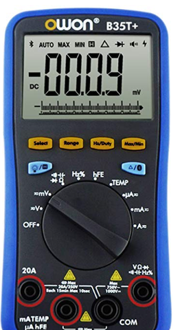 Đồng hồ vạn năng OWON B35+ (1000V, 20A, Bluetooth)