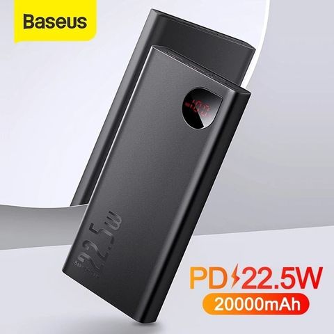 Pin Baseus Adaman Metal 10.000/20.000mAh | Vỏ Nhôm Sang Trọng | 22.5W