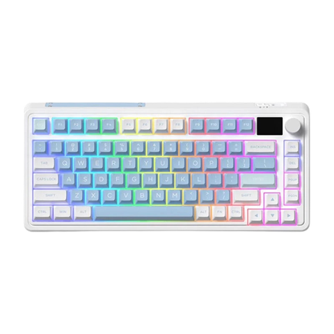 Bàn phím FL-Esports CMK75 Không dây Lake Placid Blue FLCMMK Ice Pink