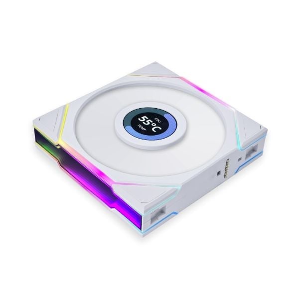 Ảnh minh họa Quạt tản nhiệt LIAN LI UNI FAN TL LCD 120 REVERSE BLADE ( Bộ 3 FAN ) ( Fan ngược ) 2