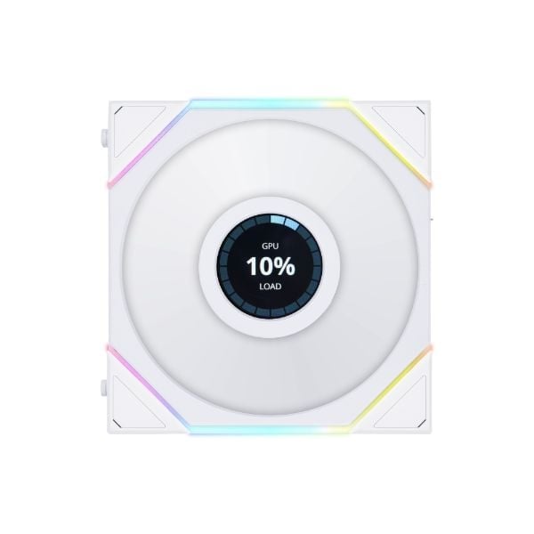 Ảnh minh họa Quạt tản nhiệt LIAN LI UNI FAN TL LCD 120 REVERSE BLADE ( Bộ 3 FAN ) ( Fan ngược ) 3