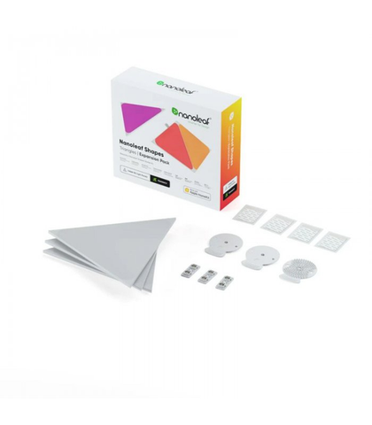 Nanoleaf Shapes Triangles Expansion Pack | Bộ Mở Rộng 3 Miếng | Công Nghệ Connect+