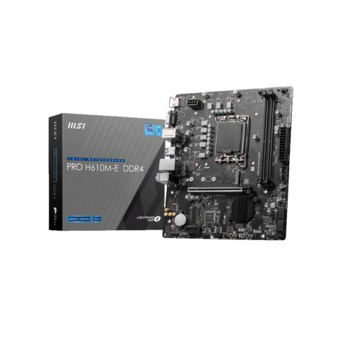Bảng mạch chính dùng cho máy tính để bàn PRO H610M-E DDR4. Thương hiệu MSI