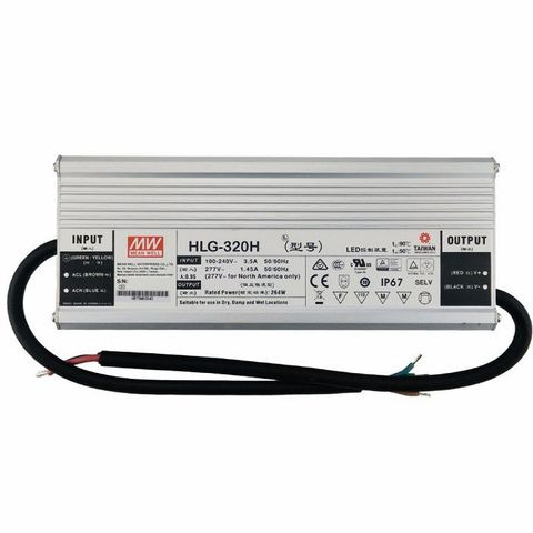 HLG-320H-12A – Bộ nguồn LED AC/DC (320W 12V 22A) Meanwell