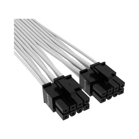 Dây cáp nguồn Corsair Premium 12VHPWR 600W Type 4 (Trắng)