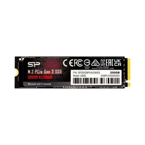 SSD Silicon PCIe Gen 3×4 UD80 M2 2280 250GB – SP250GBP34UD8005