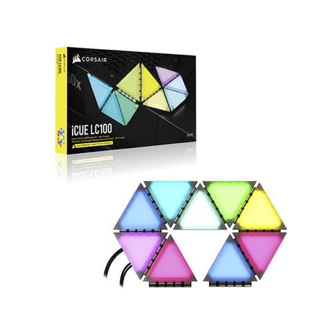 Corsair iCUE LC100 Starter Kit | Đèn LED Tam Giác Thông Minh Cho PC