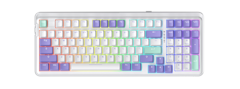 Bàn phím cơ DareU EK98 Pro Triple Mode Mystic Violet DareU Dream switch