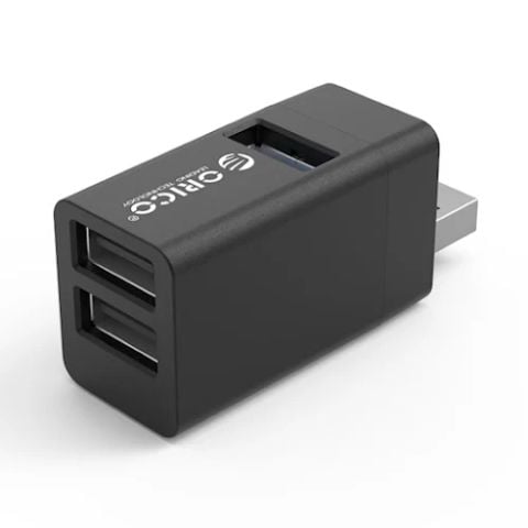 Bộ chia USB Hub 3 cổng USB 3.0 ORICO MINI-U32L-BK (Đen)