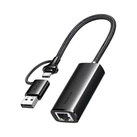 Bộ chuyển đổi USB-A type C 3.0 to LAN Gigabit Ugreen 15638