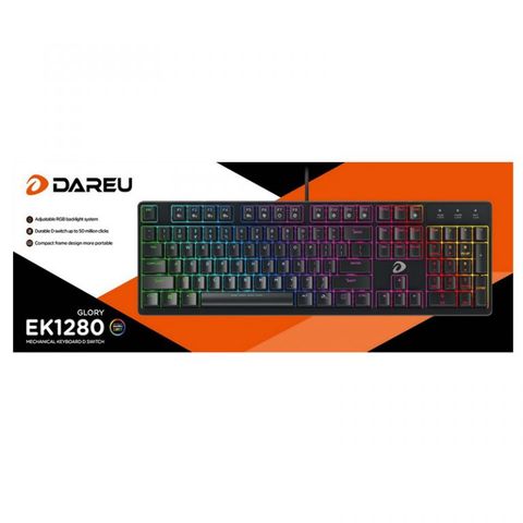 Bàn phím cơ Gaming DAREU EK1280 104KEY