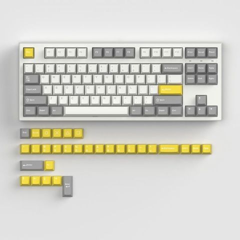 Bàn phím cơ FL-Esports GP87CP White Grey