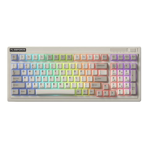 Bàn phím cơ FL-Esports OG98 Retro Grey 3 Mode