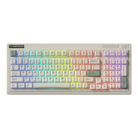 Bàn phím cơ FL-Esports OG98 Classic White 3 Mode