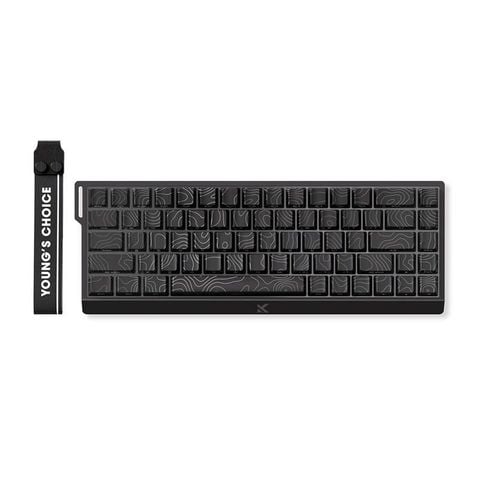 Bàn phím cơ gaming Mchose Ace 68 - Black Topographic