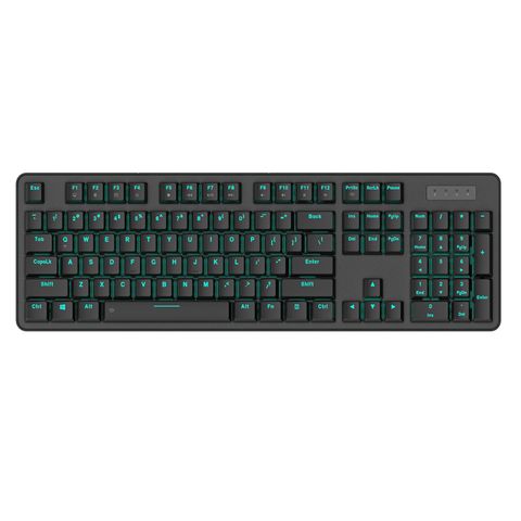Bàn phím cơ không dây DAREU EK810G BLACK 104-KEYS – Led trắng