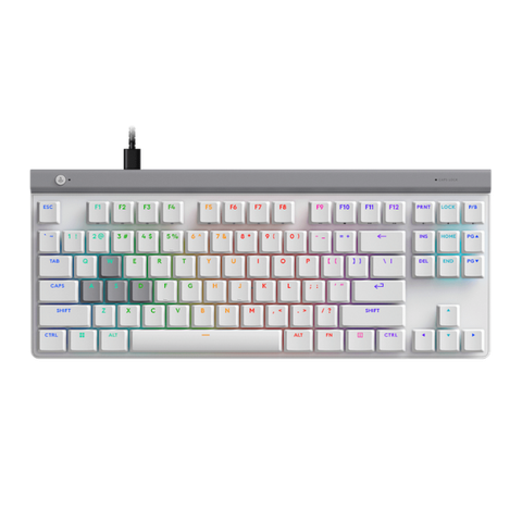 Bàn phím có dây Logitech G515 RAPID TKL RGB White