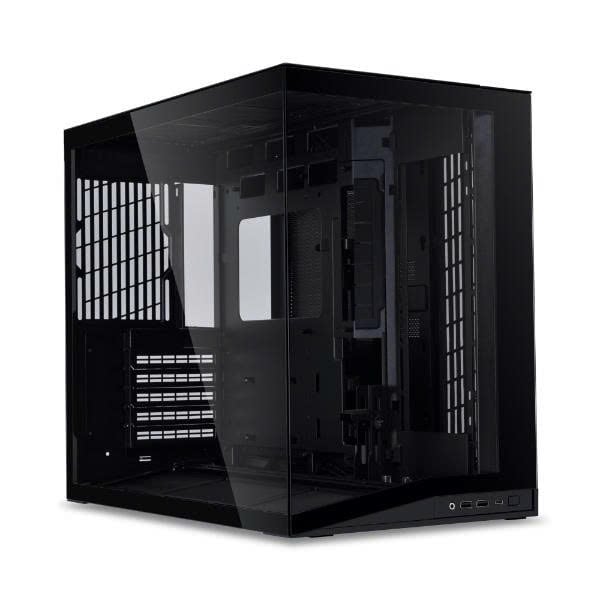 Ảnh minh họa CASE LIANLI O11 DYNAMIC MINI V2 FLOW ( BLACK / WHITE) 2