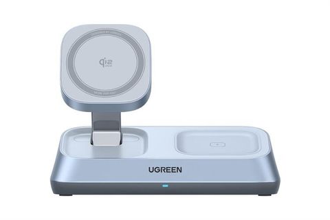 Đế sạc nhanh không dây 3 in 1 Qi2.2 25W Magnetic Ugreen Magflow W711 55677