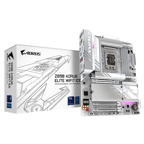 Bo mạch chủ GIGABYTE Z890 AORUS ELITE WF7 ICE (DDR5)