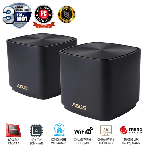 Mesh ASUS ZenWiFi AX Mini XD4 (B-2-PK) AX1800