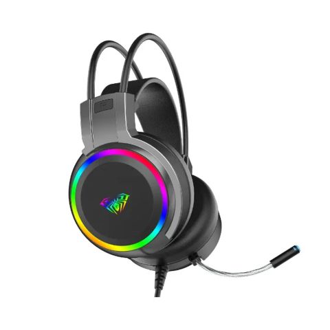 Tai nghe Gaming có dây choàng đầu AULA S608 (Đen)