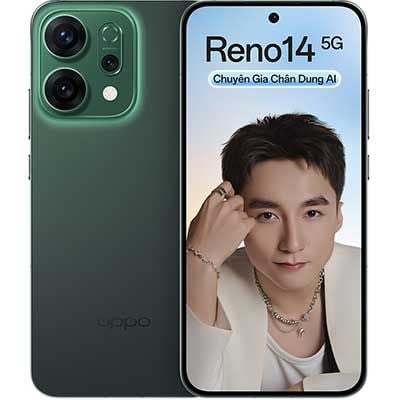 OPPO Reno14 F 5G 8GB/256GB Xanh Lá Chính Hãng
