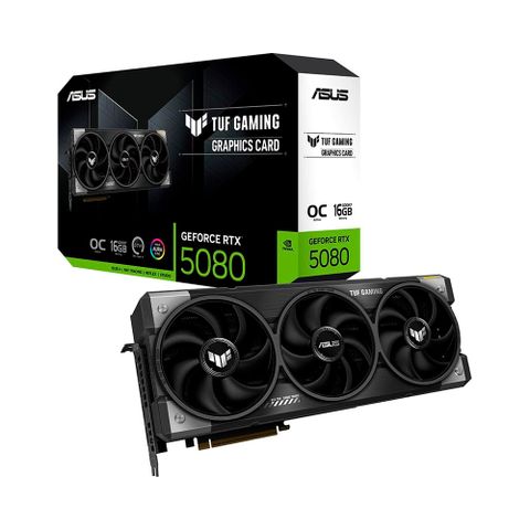 VGA ASUS TUF Gaming GeForce RTX 5080 OC Edition 16GB GDDR7 TUF-RTX5080-016G-GAMING