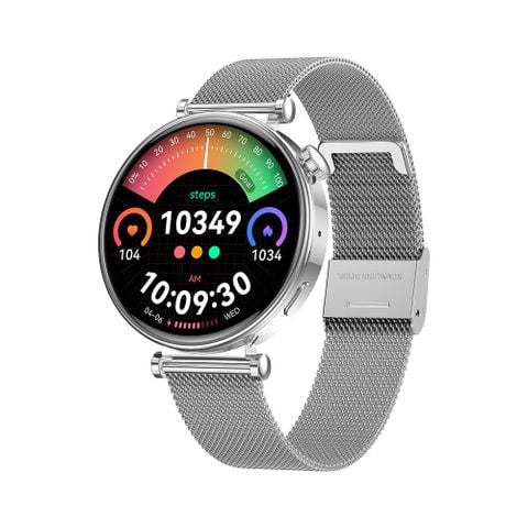 Đồng hồ NJYUAN HK41 xám – Smartwatch pin bền, theo dõi sức khỏe