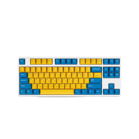 Bàn phím cơ Leopold FC750R Bluetooth 5.1 - Sweden White Blue Font