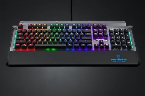 Bàn phím cơ Motospeed CK98 Rainbow gaming có dây