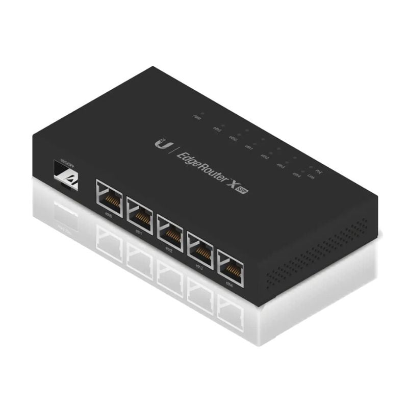 Ảnh minh họa Thiết bị cân bằng tải Router Ubiquiti EdgeRouter X SFP (ER-X-SFP), 5-Ports Router Gigabit PoE, 1 SFP Ports 2
