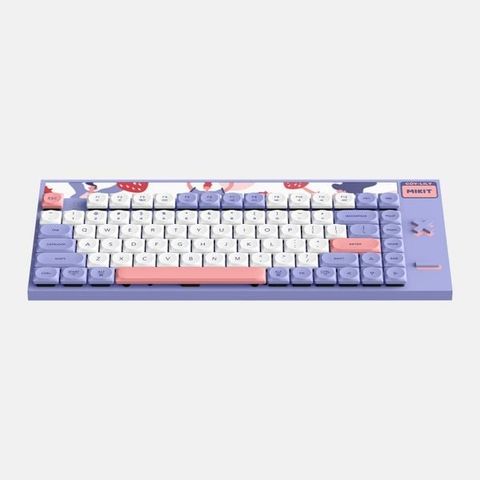 Bàn phím cơ MIKIT CL80 Lavanderry không dây RGB 3 mode