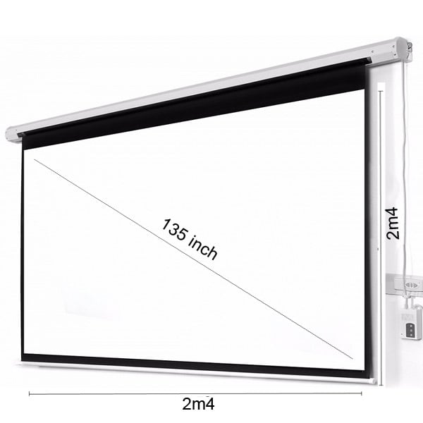 Màn chiếu điện 135 inch