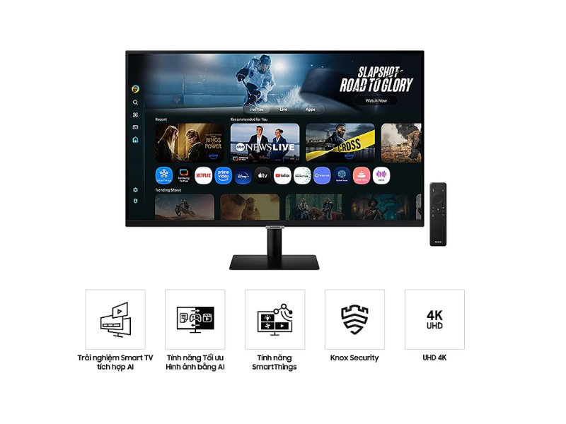 Ảnh minh họa Màn hình thông minh Samsung M7 M70F LS32FM700UEXXV Vision AI 1