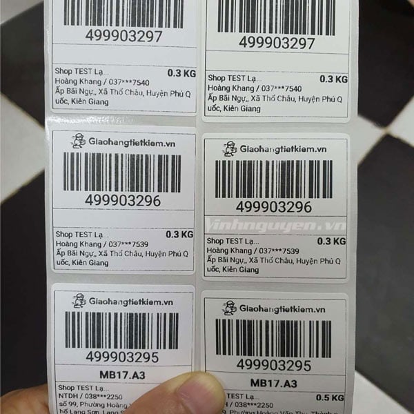 Ảnh minh họa Máy in đơn hàng GHTK Giao Hàng Tiết Kiệm 2