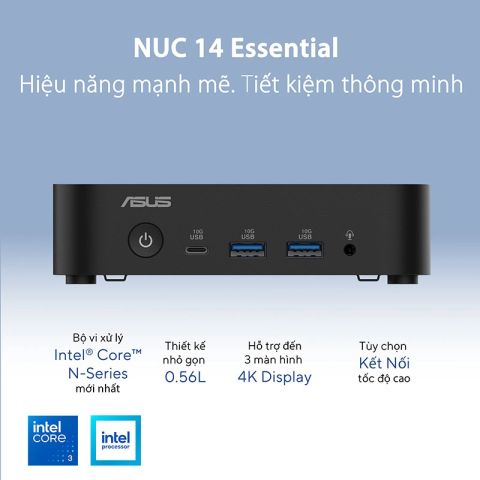 Mini PC ASUS Intel NUC 14 Essential Mill Canyon N97