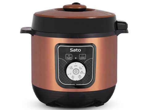 Nồi áp suất đa năng Sato 6AS051 (6.0L) - Màu sắc: Nâu