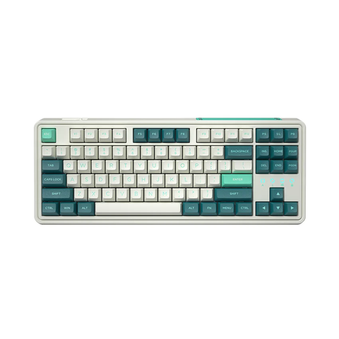 Bàn phím cơ FL-Esports CMK87 SAM Cool Mint 3 Mode Wireless