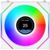 Bộ 3 fan case Lian Li Uni Fan SL-INF FLEX LCD 120 - WHITE