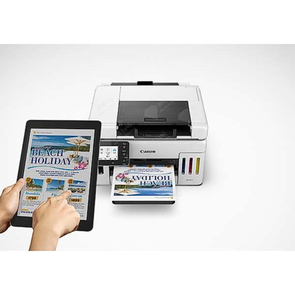 Ảnh minh họa Máy in phun màu Canon MAXIFY GX6570 (A4/A5/ In/ Copy/ Scan/ Đảo mặt/ USB/ LAN/ WIFI) 1