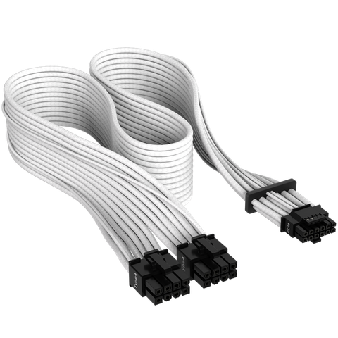 Cáp Nguồn Corsair PCIe 5.0 12VHPWR 600W White | Chuẩn Nguồn RTX 40/50 Series