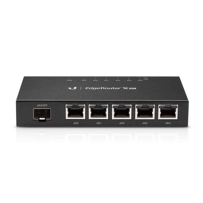Thiết bị cân bằng tải Router Ubiquiti EdgeRouter X SFP (ER-X-SFP), 5-Ports Router Gigabit PoE, 1 SFP Ports